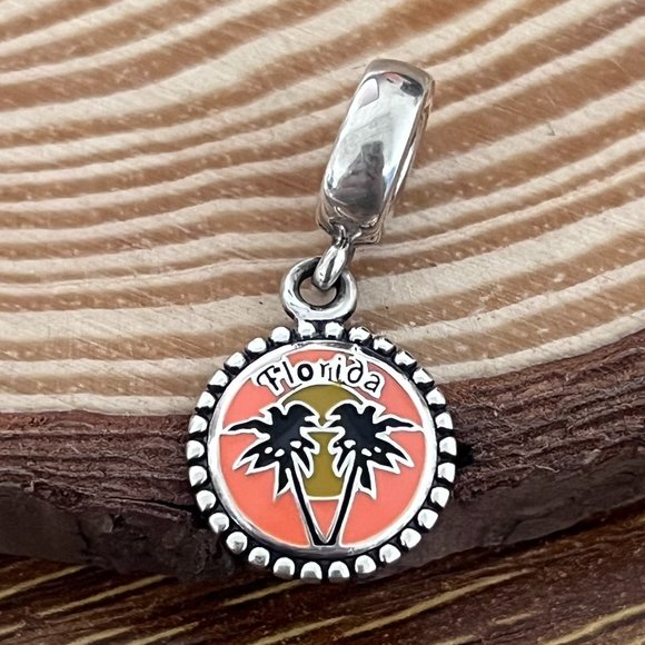 Pandora Florida Travel City Dangle Charm - Picture 1 of 5